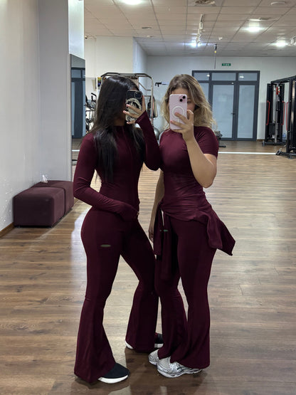 Pack(veste BBL+compression shirt+leggings flare)(photos réelles)
